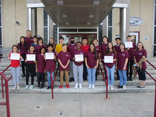 Math team group picture